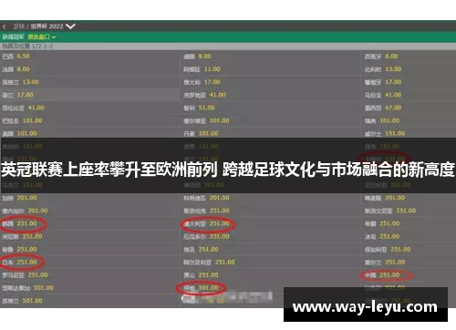 英冠联赛上座率攀升至欧洲前列 跨越足球文化与市场融合的新高度 英冠联赛上座率攀升至欧洲前列 跨越足球文化与市场融合的新高度